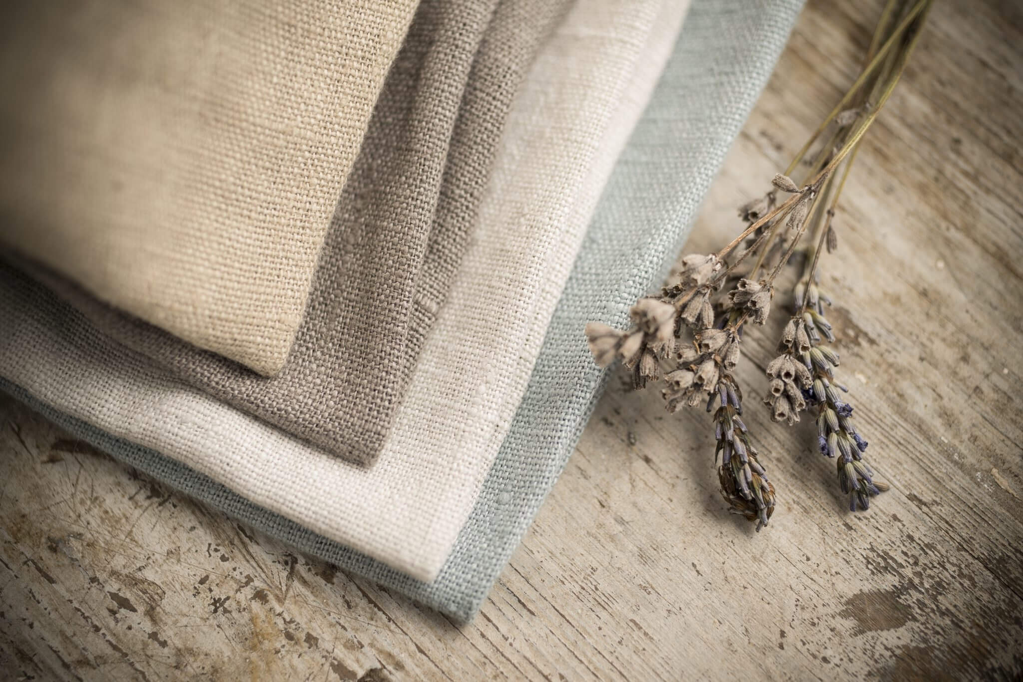 Linen Fabric Detail